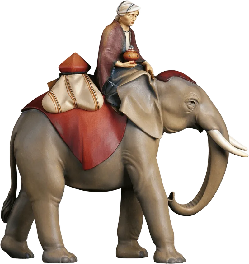 Elephant Grouping 3-piece – nativity figure by ULPE Wood Art