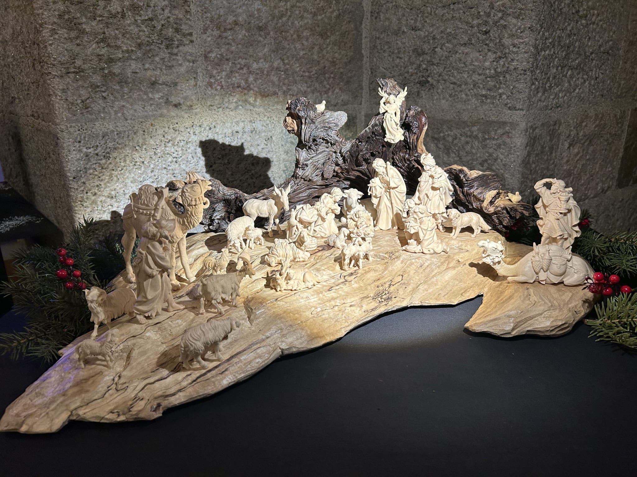 The Serenity Creche by Navidad Nativities Atelier