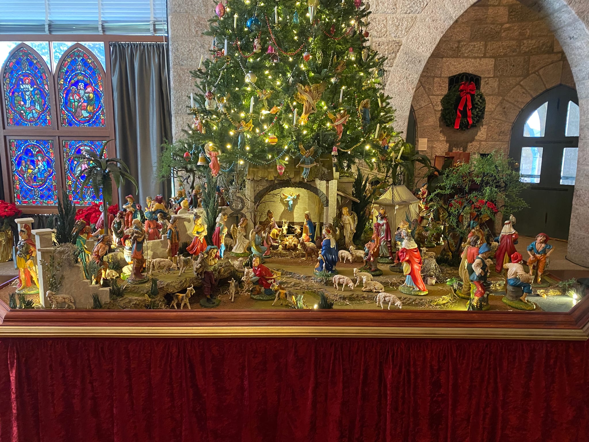 Grand Cartapesta Presepe premiers as centerpiece of World Nativities Exhibition at Glencairn Museum in Bryn Athyn.