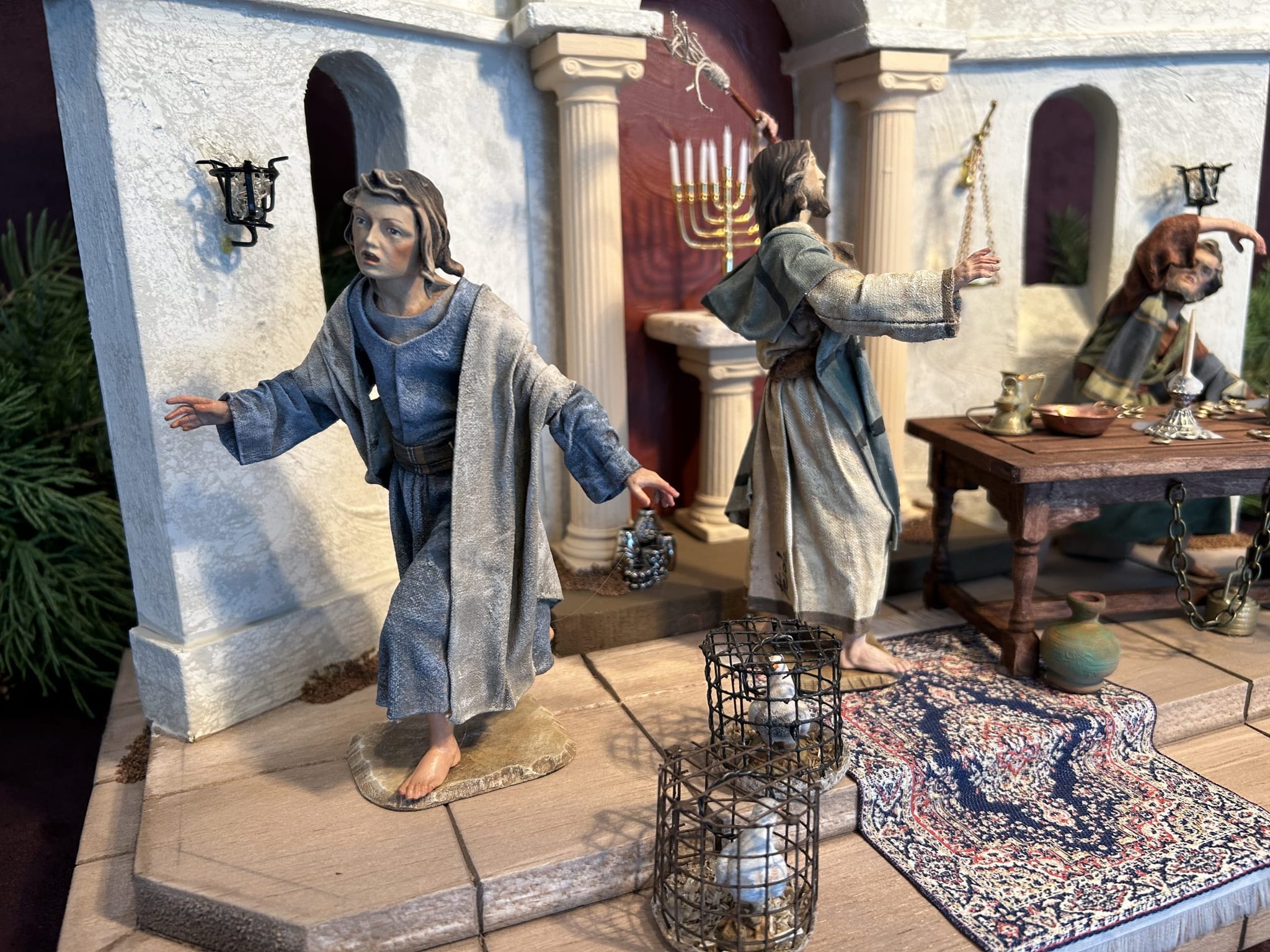 Jesus Chasing the Money Changers from the Temple, photograph 5