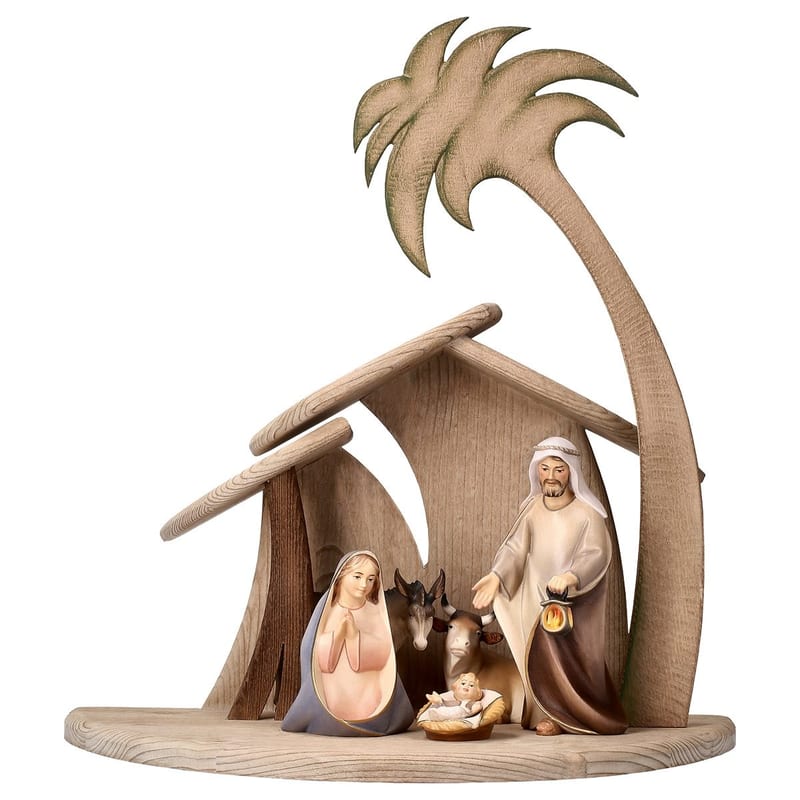 7-piece Comet Family Stable by ULPE Wood Art