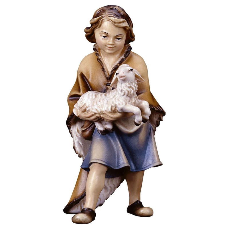 Child with Lamb – nativity figure by ULPE Wood Art
