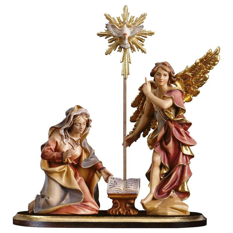 Annunciation of Mary 5-piece – religious figure by ULPE Wood Art