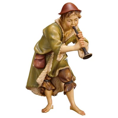 Herder with Trumpet – nativity figure by ULPE Wood Art
