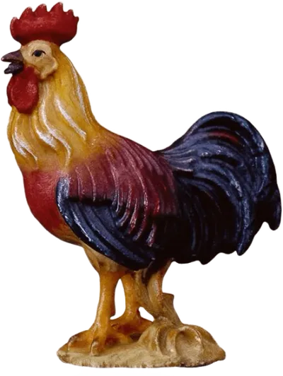 Standing Rooster – nativity figure by ULPE Wood Art