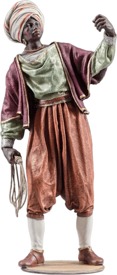 Camel Driver, with rope – nativity figure by Original Heide