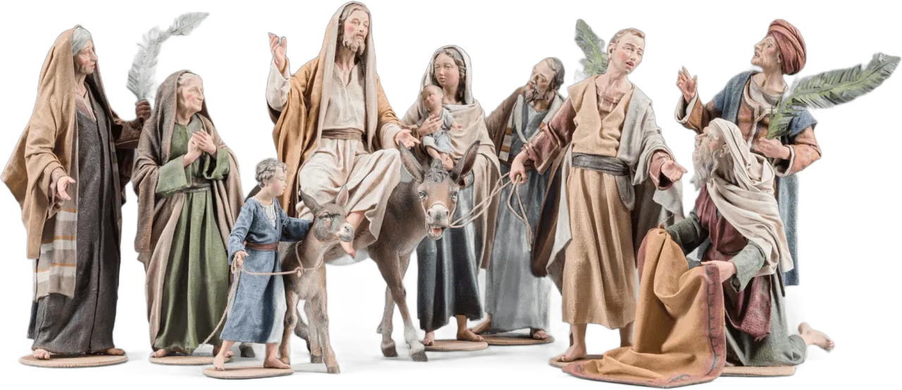 Entering into Jerusalem – religious figure by Original Heide